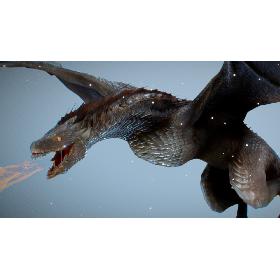 3D模型-Drogon - game of thrones 3D model